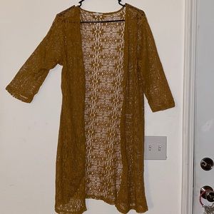 Bohemian lace cover up